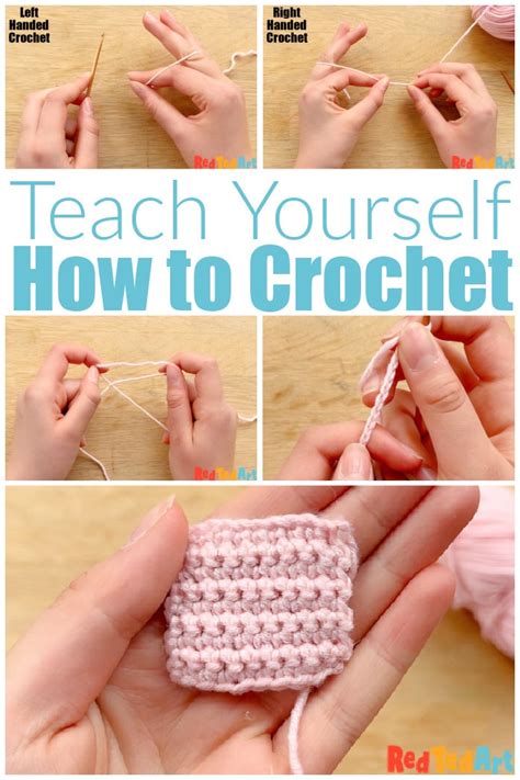HOW TO CROCHET FOR BEGINNERS .